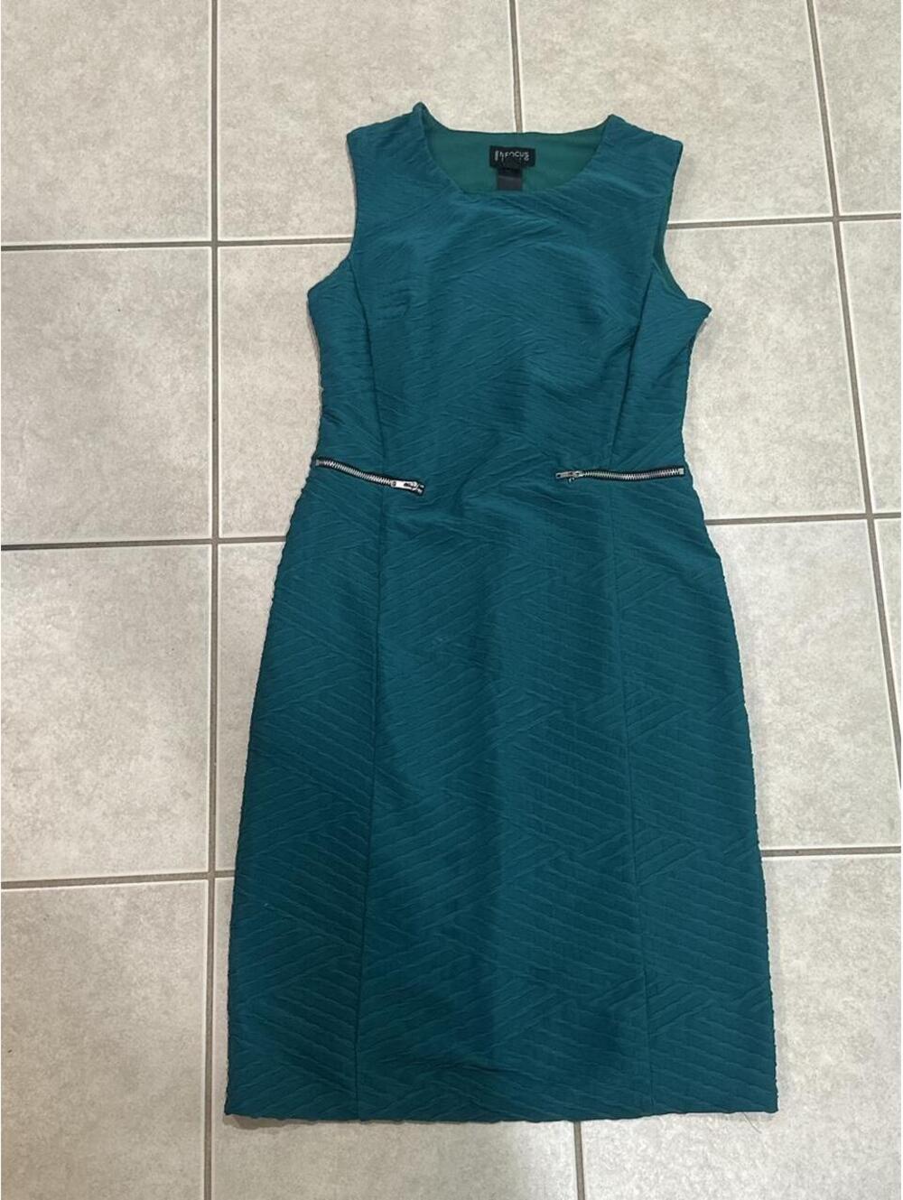 Enfocus Studio Women's Green and Blue Dress